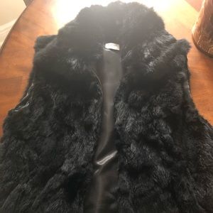 COPY - Black fur vest